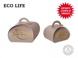 SCATOLE PER CIBO DA ASPORTO PERSONALIZZATE MONOPORZIONE CLASSICA ECO LIFE
